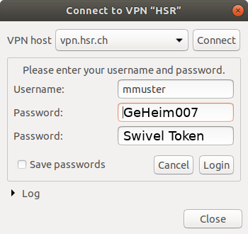 HSR-VPN Login