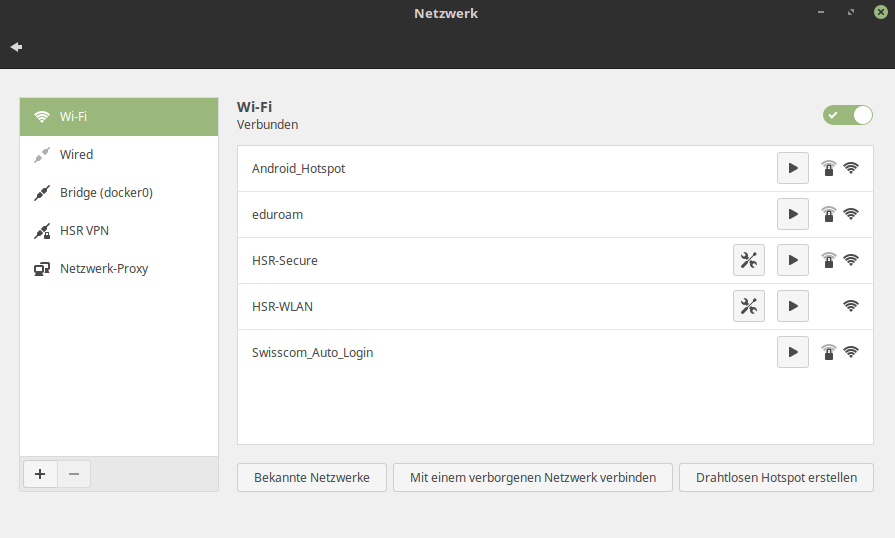 Network Manager Linux Mint